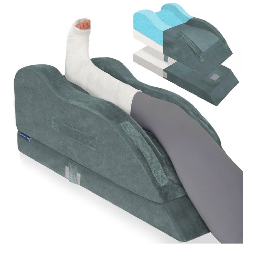 Gray Leg Elevation Pillow
